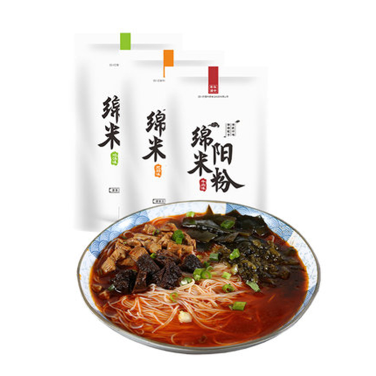 綿陽米粉海帶包廠家 雞湯米粉米線 網紅重慶酸辣粉 吃在途中