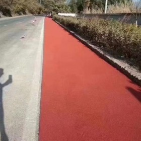 重慶長壽區彩色透水混凝地坪  C25透水混凝土材料增強劑   透水地坪粘接劑  彩色透水混凝土生產廠家