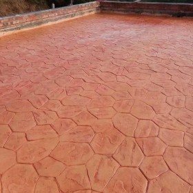 巴中市彩色壓印混凝土  壓膜地坪  藝術壓花道路 水泥壓花道路  壓花地坪 藝術壓花地坪材料廠家