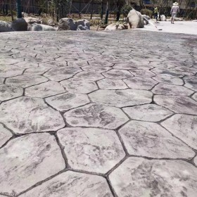 重慶萬盛區  壓花地坪  彩色壓膜混凝土材料  混凝土壓模地坪廠家 壓花路面哪里有  壓膜混凝土強化劑  壓花地坪脫模劑