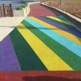 巴南生態透水混凝土路面 豪軒材料廠家打造品質透水砼三大免費支持送貨到工地 彩色透水混凝土材料廠家送貨到工地