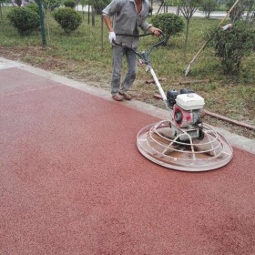 成都市 透水砼粘結料 透水地坪粘結料 c30透水混凝土 透水混凝土施工價格  天然露骨地坪