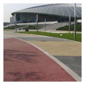 湘潭市 彩色混凝土透水地坪 透水地坪材料 【0元施工指導】透水混凝土膠粉電話咨詢 透水路面材料 制造商