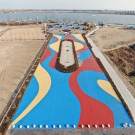 廣元市 彩色透水混凝土 透水地坪粘接料廠家 透水混凝土材料批發零售