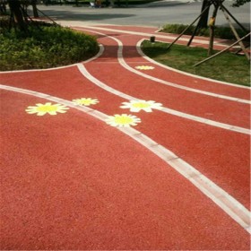 甘孜藏族自治州 彩色透水混凝土路面 透水罩面劑批發 多孔無砂透水混凝土材料廠家  廠家免費指導施工