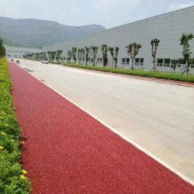 百色市  彩色混凝土透水地坪 透水地坪材料 豪軒地坪廠家上門【0元施工指導】