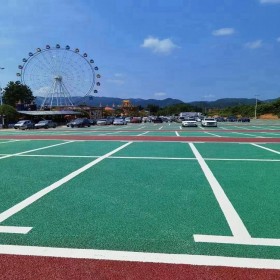 黔江區(qū)園林道路彩色地坪 透水混凝土粘接劑  透水混凝土批發(fā)價(jià)格