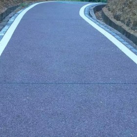 紅河地區小區彩色瀝青路面 彩色透水混凝土材料生產廠家 透水混凝土增強劑價格