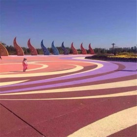 南充市廣場彩色透水混凝土 透水混凝土價(jià)格一平米多少錢  彩色透水路面價(jià)格