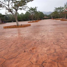 大渡口區 壓膜混凝土材料 彩色壓花砼 壓模混凝土材料廠家  壓花地坪 廠家免費施工指導