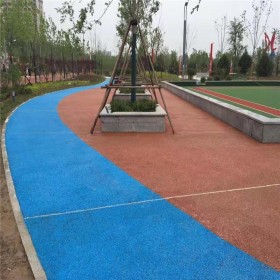 細粒式彩色透水混凝土 露石子彩色混凝土 透水地坪 原材料