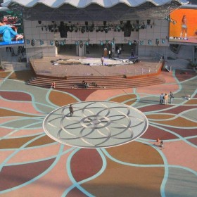 海綿透水地坪 彩色細粒式混凝土 透水混凝土街道 現(xiàn)貨供應