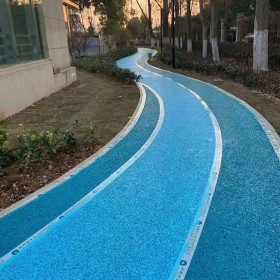 生態透水地坪 路面彩色透水混凝土 海綿城市透水砼 廠家報價 免費指導