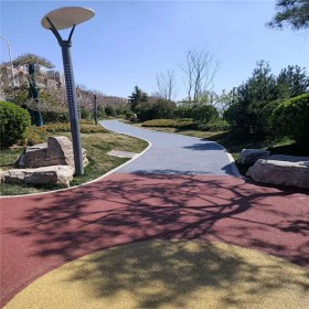 彩色生態(tài)透水混凝土地坪 海綿城市透水混凝土面漆 生產(chǎn)廠家