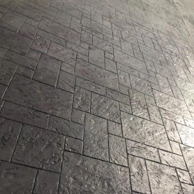 水泥壓花地面 混凝土壓花地坪 彩色透水混凝土壓膜 專業(yè)可訂做