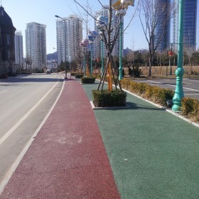 彩色混凝土路 生態透水路面 海綿城市透水地坪材料 優質材料廠家