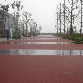 小區彩色瀝青混凝土 商業街彩色混凝土 送貨到工地