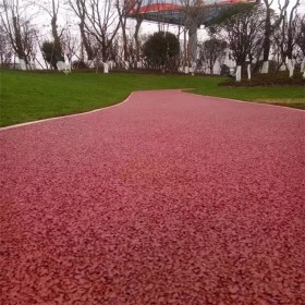 透水性混凝土彩色路面 透水混凝土地面 透水混凝土如何施工 透水混凝土道路廠家 彩色壓模混凝土廠家 免費輔導