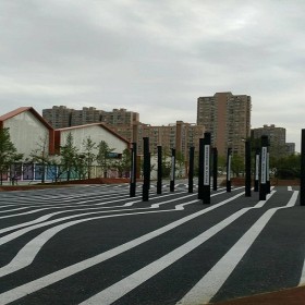 生態透水混凝土 彩色混凝土透水地面 細粒式彩色混凝土 本地廠家服務