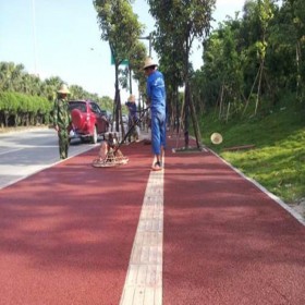 透水混凝土生產廠家 彩色透水混凝土材料 透水混凝土粘接劑 廠家直銷 送貨到工地