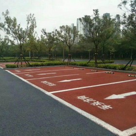 彩色混凝土路面 生態透水混凝土源頭材料廠家 生態透水砼【認準豪軒】透水混凝土材料廠家批發