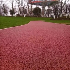 小區彩色瀝青混泥土 露骨彩色透水混凝土 透水混凝土顏料