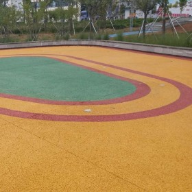 彩色透水混凝土生產廠家 透水混凝土路面粘接劑 彩色透水砼