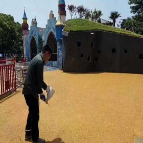 透水混凝土街道 生態透水路面 彩色透水地面 質量好的