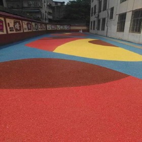 園林道路透水混凝土 彩色地面透水混凝土 生態透水路面 海綿城市透水砼