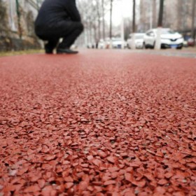 透水混凝土材料生產廠家 透水砼膠結劑 透水混凝土外加劑 彩色透水混凝土