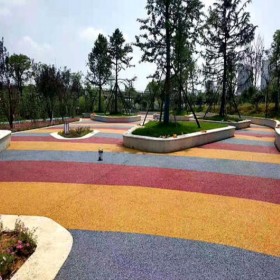 c25彩色透水混凝土 普通彩色透水混凝土 露骨地坪 生態(tài)透水地面 本地廠家