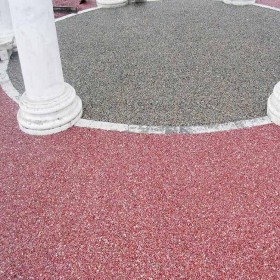 露石子透水混凝土 小區(qū)彩色混凝土 生態(tài)透水混凝土材料 透水砼