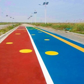 自貢市 園林道路彩色混凝土 小區(qū)彩色混凝土道路 本地的材料廠家