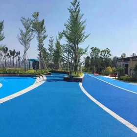 河南 混凝土透水地坪 彩色透水混凝土道路 生態透水路面 彩色透水綠道 c20透水混凝土 廠家報價 量大免費送貨到工地