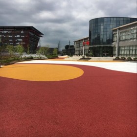 黔江區 人行道彩色透水混凝土 生態透水混凝土 海綿透水地坪 彩色透水砼 生產企業