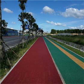 珠海市 生態透水混凝土 園林道路彩色混凝土 廣場彩色透水混凝土 施工方案
