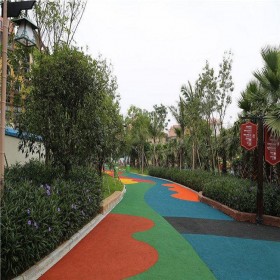 長沙市 混凝土透水地坪 商業街彩色混凝土 花紋景觀彩色混凝土 材料廠家現貨供應