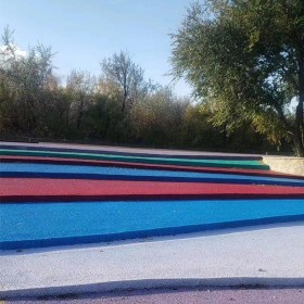 武漢市 操場彩色混凝土 園林道路彩色混凝土 生態(tài)透水地坪 廠商銷售