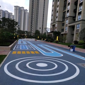 四川 生態透水混凝土 彩色透水地坪 海綿城市透水混凝土 施工單位