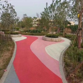 拉薩 小區彩色混凝土 花紋景觀彩色混凝土 生態透水混凝土 海綿城市透水砼 廠家報價