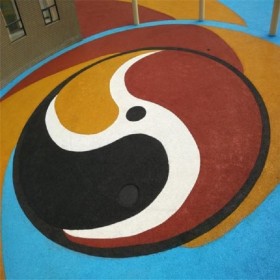 寶雞市 彩色透水混凝土道路 生態透水混凝土 路面彩色透水混凝土 材料生產廠家