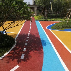 彩色透水混凝土 透水混凝土路面 透水混凝土材料生產廠家