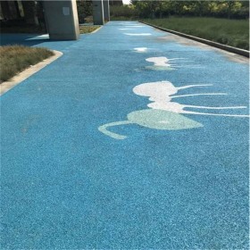 貴州彩色透水混凝土地坪 學(xué)校透水混凝土操場(chǎng) 細(xì)粒式彩色混凝土 施工單位