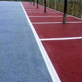 透水性混凝土彩色路面 生態透水混凝土 彩色混泥土透水路面 材料廠家品質優先