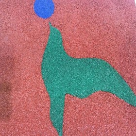 彩色透水混凝土路面 學校透水地坪 透水混凝土專用保護劑 透水路面的材料