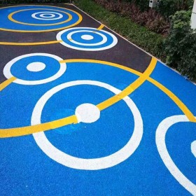 c25彩色強固透水砼 透水生態混凝土路面 透水彩色地坪 生產企業