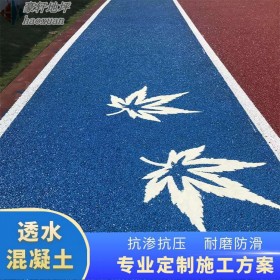 巴中市 透水混凝土盲道 樹池透水地面 透水混凝土增強料 材料生產廠家