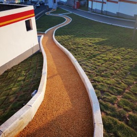 渭南市 室外透水地坪 無沙透水混凝土 c30透水混凝土 廠家免費施工指導