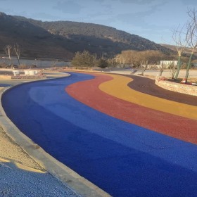 渝中區(qū) 彩色透水地坪 彩色砼路面 透水混凝土綠道 報(bào)價(jià)表