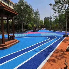 咸陽市 彩色混凝土罩面劑 室外透水地坪 c30透水混凝土 批發價格 0元輔導